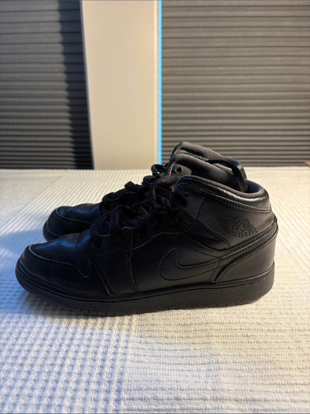 Nike Black Mid-Top Sneakers